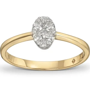 Diamantring Oval