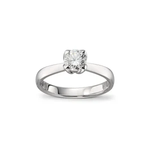Enstens diamantring «Tulip» 0,60 ct. Tw-Si