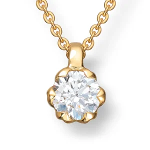 Enstens diamantsmykke 0,50 ct.