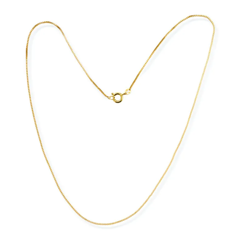 forgylt_slvkjede__venezia_0.webp Forgylt sølvkjede – venezianer 40/38 cm