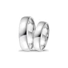 Giftering – hvitt gull – 5 mm