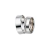Giftering i hvitt gull – 6 mm