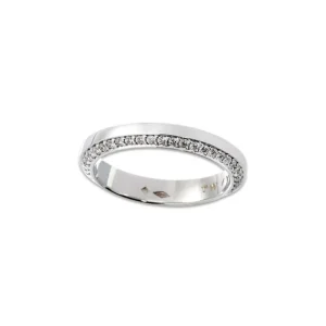 Giftering m diamanter 0,38ct.