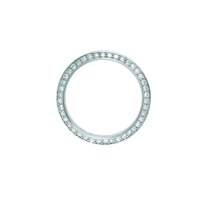 Giftering m diamanter 0,38ct.