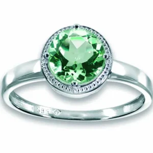 Grønn ametyst ring