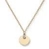 Gullkjede diamant & plate