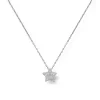 Gullkjede med diamantstjerne 0,033 ct.
