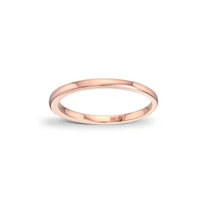 Gullring roségull 1,5 mm