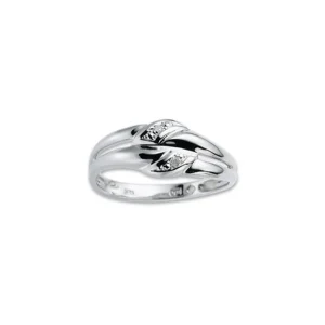Hvitt gull ring