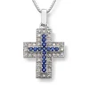 Kors safir 0,10 ct