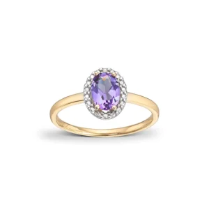 Lilla ametyst ring