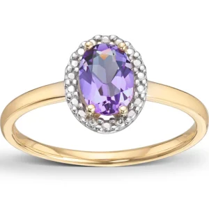 Lilla ametyst ring