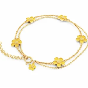 Liv – armbånd med Gul smørblomst