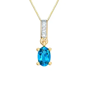 London blue topas diamantanheng