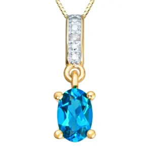 London blue topas diamantanheng