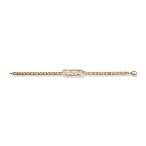LOVE gullarmbånd med diamanter