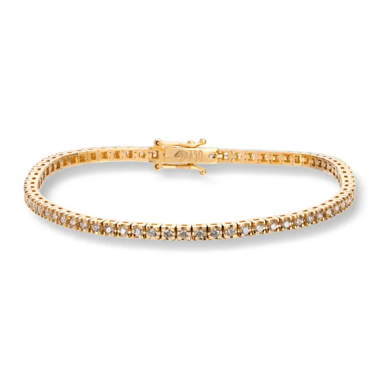 luksus_tennisarmbnd__ct_i_0-1.webp Luksus tennisarmbånd 0,75 ct i gult gull