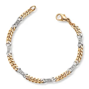 Panserarmbånd med diamanter