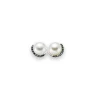 Perleøredobber – svarte diamanter 0,10 ct.
