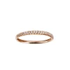Rekkering – 0,18 ct. roségull