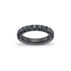 Rekkering med sorte diamanter 1,61ct