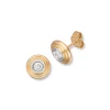 Ørepynt i gult gull med diamant 0,40ct