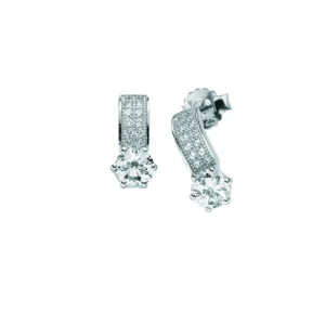 Ørepynt i sølv med Cubic zirkonia