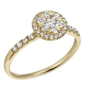 Rosettring 0,46ct.