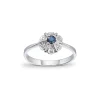 Rosettring safir
