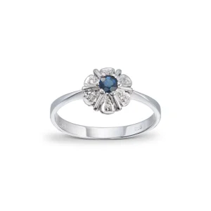 Rosettring safir