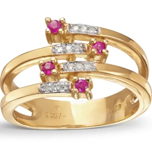 Rubin ring 0,03 ct.