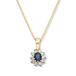 Safir anheng 0,25 ct.