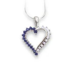 Safir og diamanthjerte