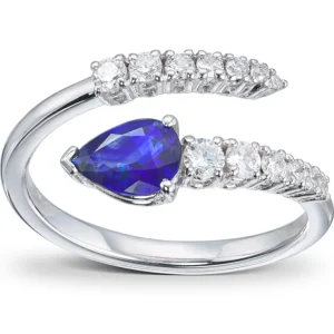 Safir og diamantring – Serpiente