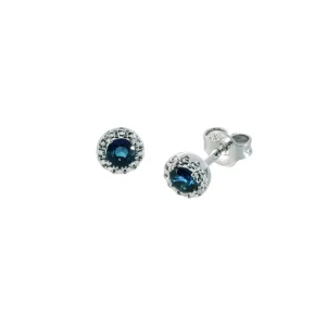 Safir ørepynt