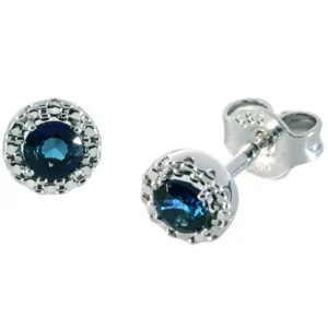 Safir ørepynt