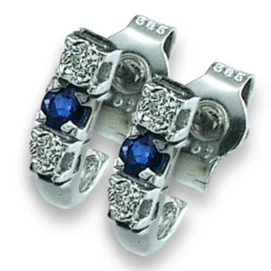 Safir ørepynt