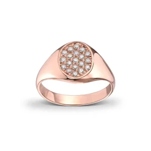 Signetring diamant