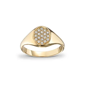 Signetring diamant