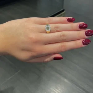 Signetring diamant
