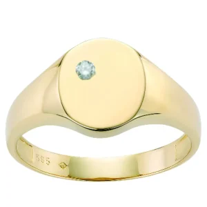 Signetring diamant