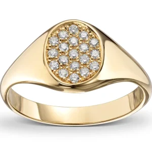 Signetring diamant