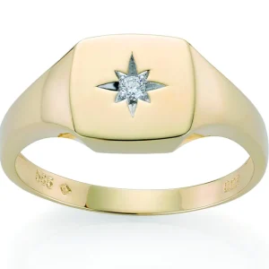 Signetring diamant