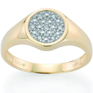 Signetring diamant