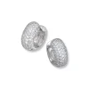 Sølv øreringer med Cubic zirkonia
