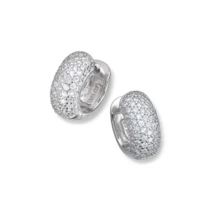 Sølv øreringer med Cubic zirkonia