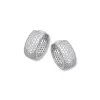 Sølv øreringer med Cubic zirkonia
