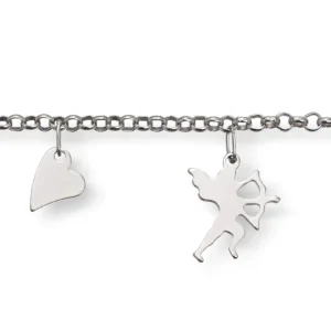 Sølvarmbånd med charms