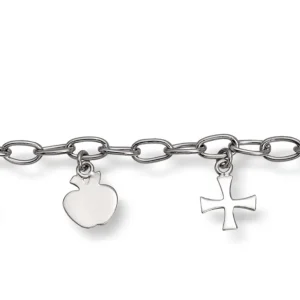 Sølvarmbånd med charms