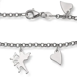 Sølvarmbånd med charms